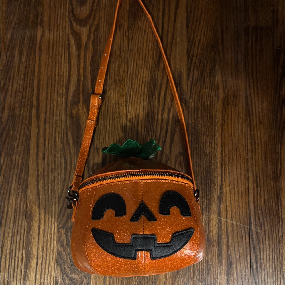 SOLD Mad Engine Orange Pumpkin Crossbody Bag